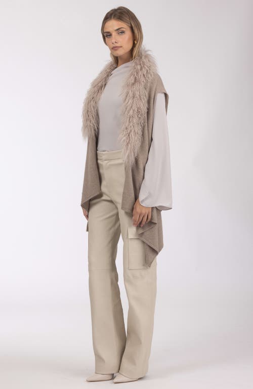 Gorski Cashmere And Merino Wool Vest In Neutral