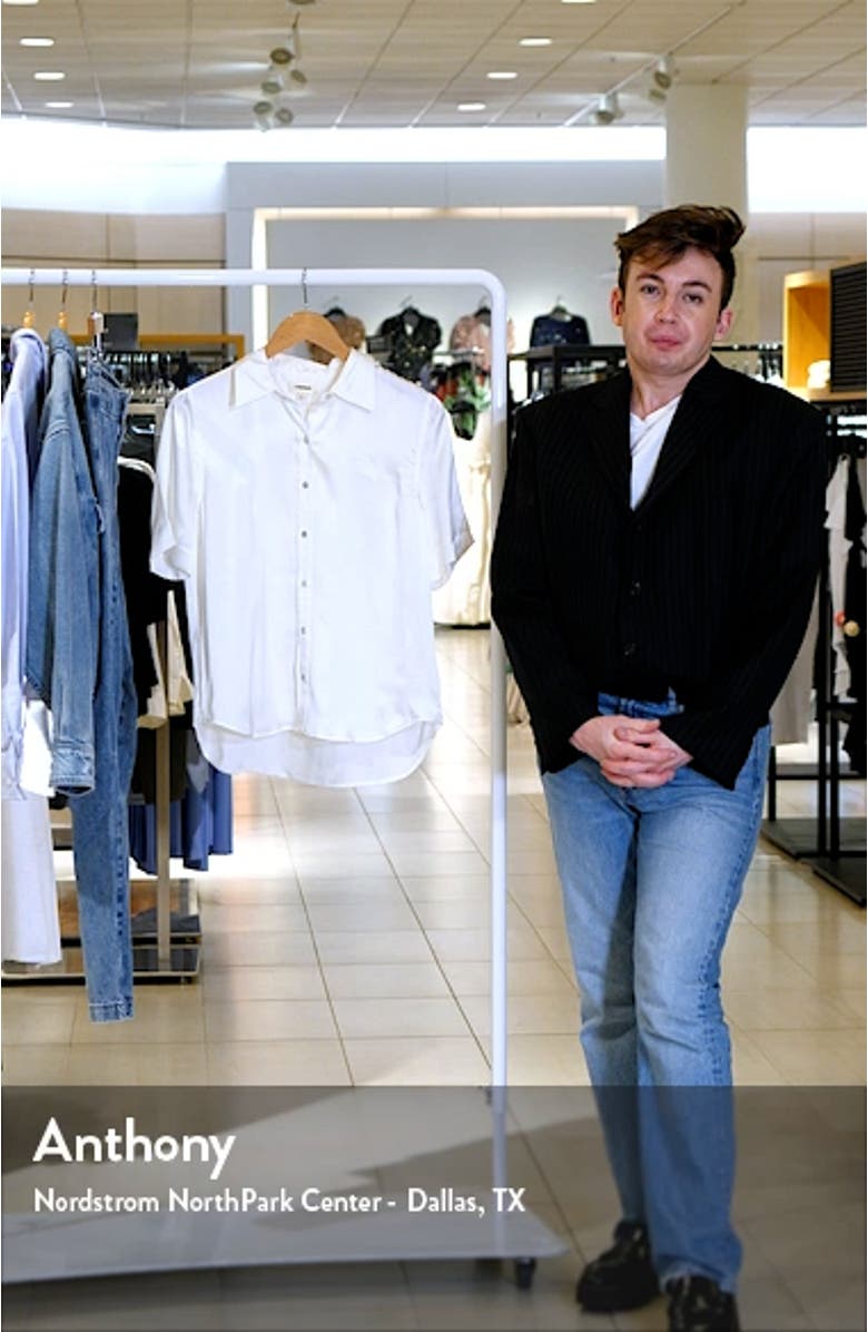 Elah Short Sleeve Silk Shirt, sales video thumbnail