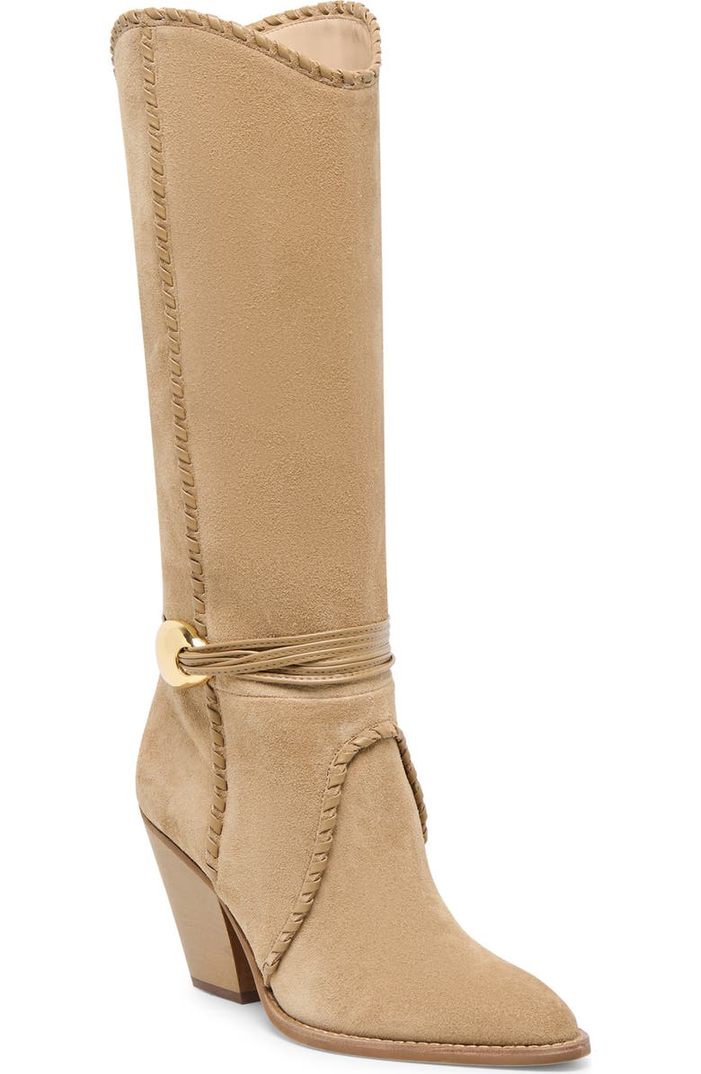 Dolce Vita Jody Knee High Boot, Main, color, Dark Taupe Suede