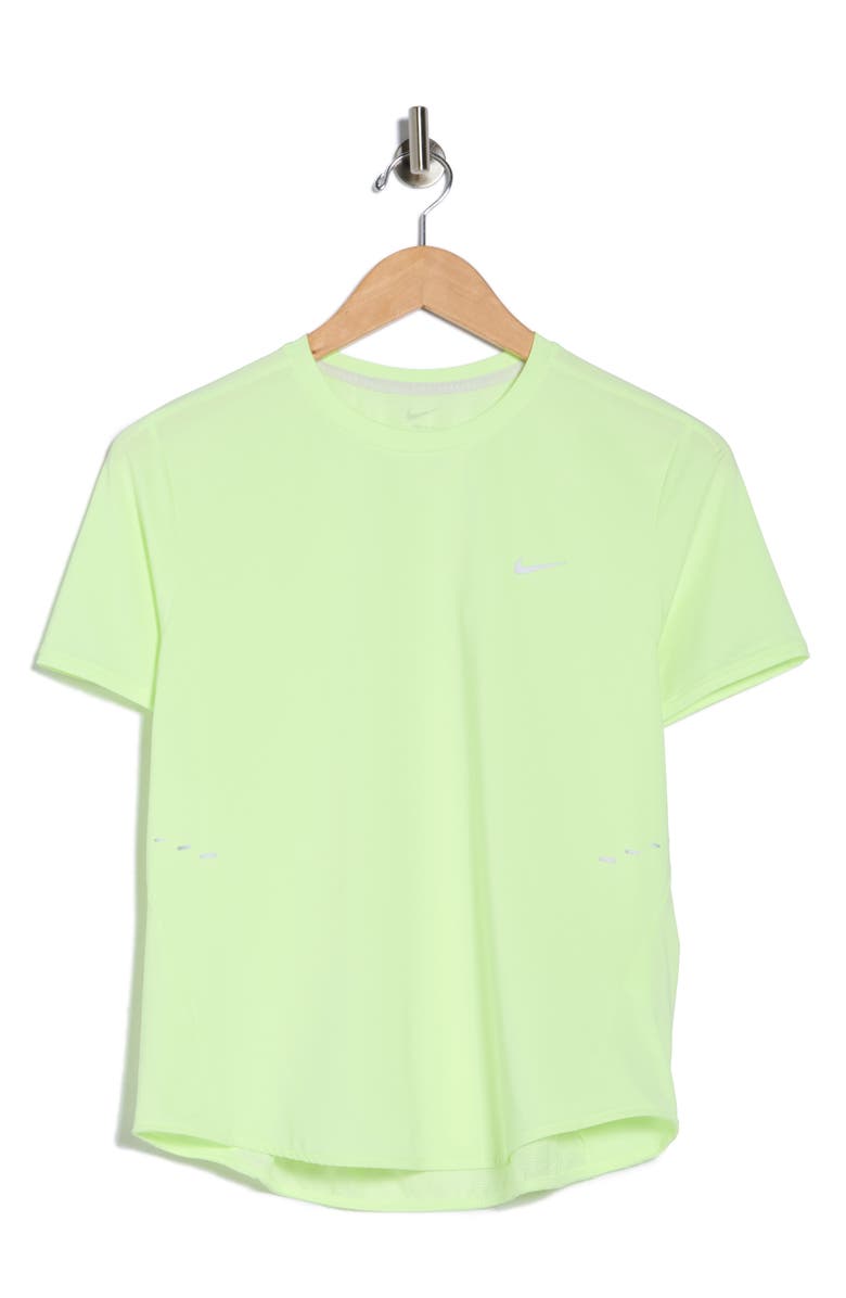 Nike Swift Dri-FIT Short Sleeve Running Top, Alternate, color, Barely Volt