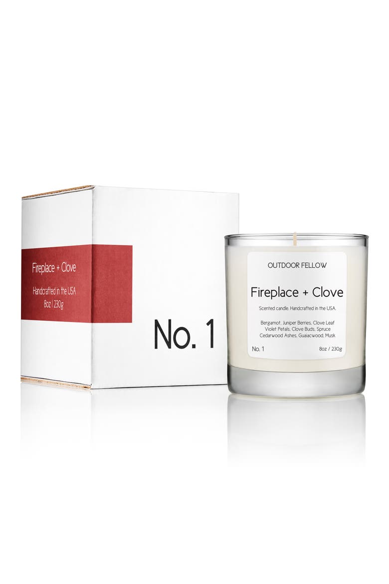 No. 1 Fireplace + Clove Scented Candle, Alternate, color, FIREPLACE AND COVE
