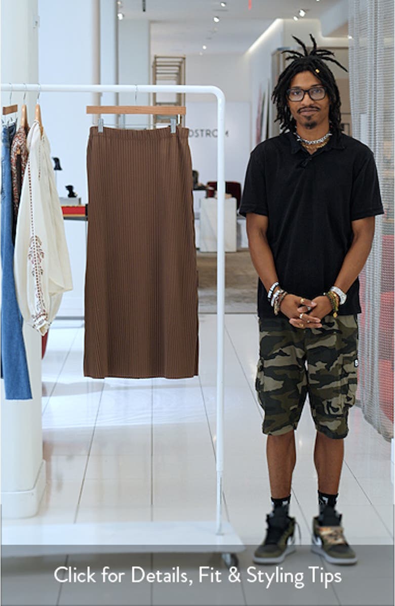 Pippa Rib Skirt, sales video thumbnail