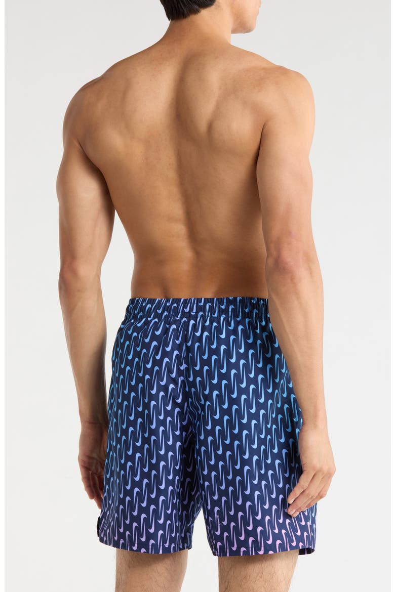 7-Inch Breaker Swoosh Swim Shorts, Alternate, color, MIDNIGHT NAVY