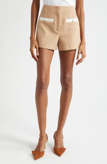 Veronica Beard Gershwin Cotton Blend Tweed Shorts | Nordstrom