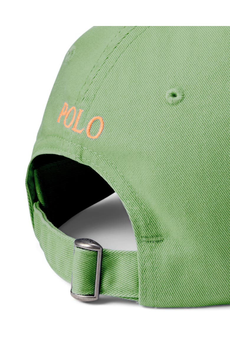 Polo Ralph Lauren The Iconic Cotton Chino Baseball Cap, Alternate, color, Outback Green/ C2451