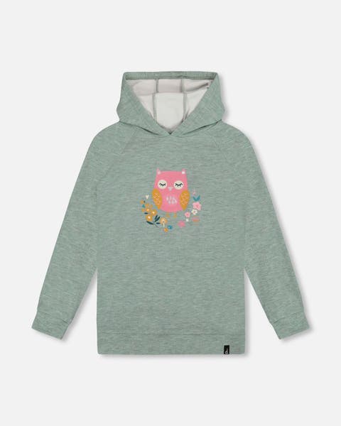 Hooded Tunic with Owl (Toddler & Little Kid)