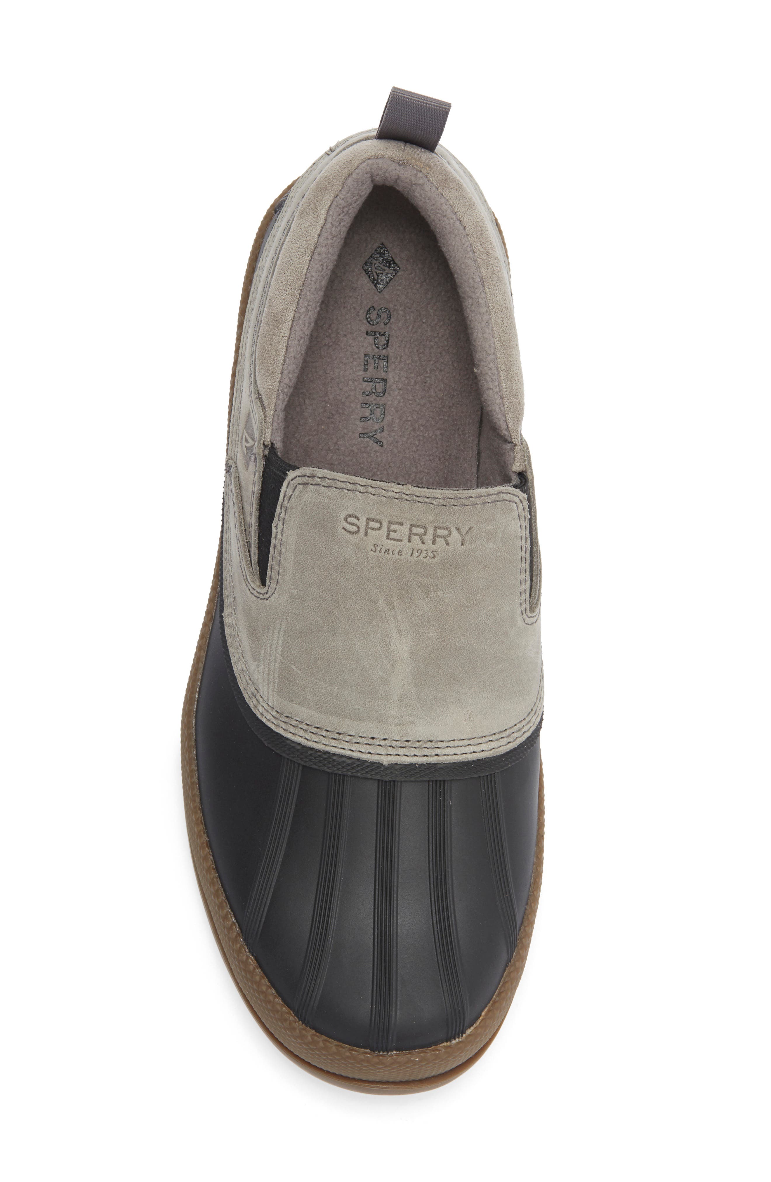 Sperry Coldbay Waterproof Duck Shoe, Alternate, color, Charcoal