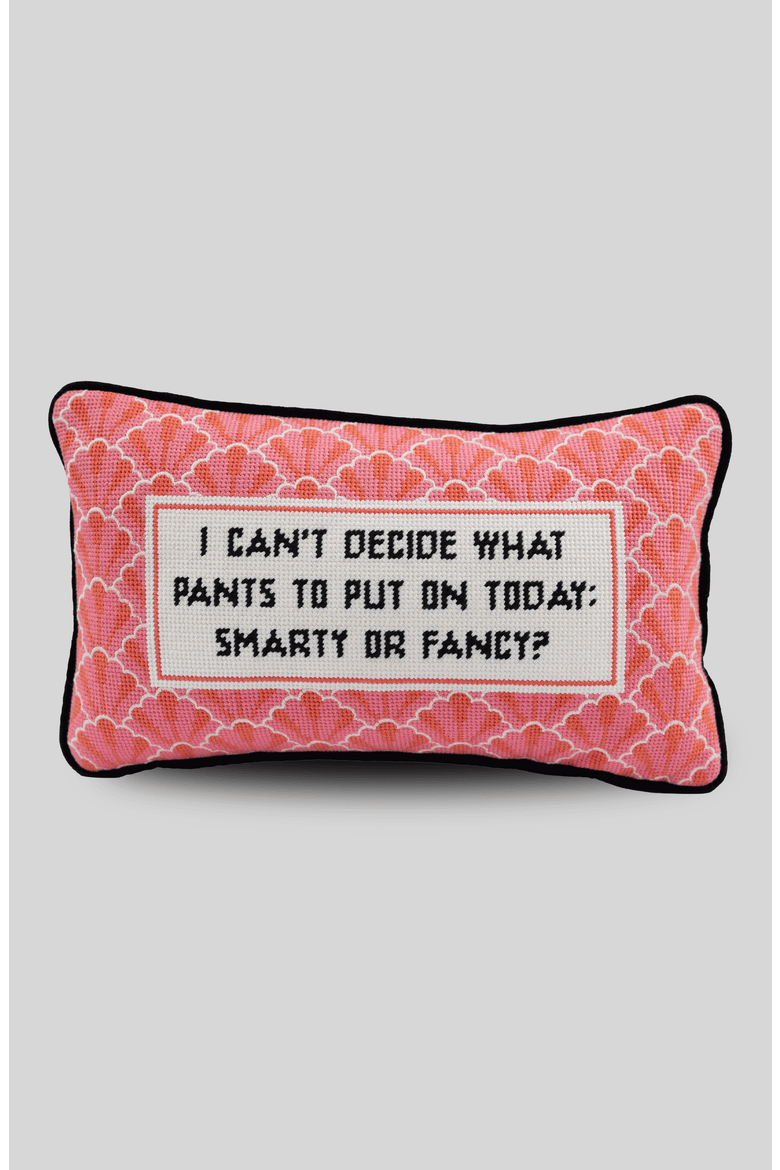 Pants Needlepoint PIllow, Main, color, Pants