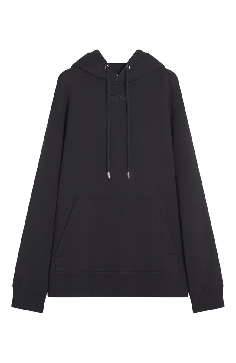 Lanvin Detail Loose-fitting Hoodie, Alternate, color, Black