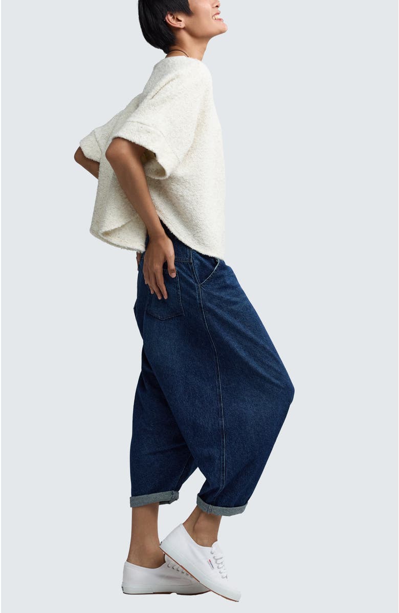 LUUKAA Sloana Textured Hemp & Cotton Blouse, Alternate, color, Nature