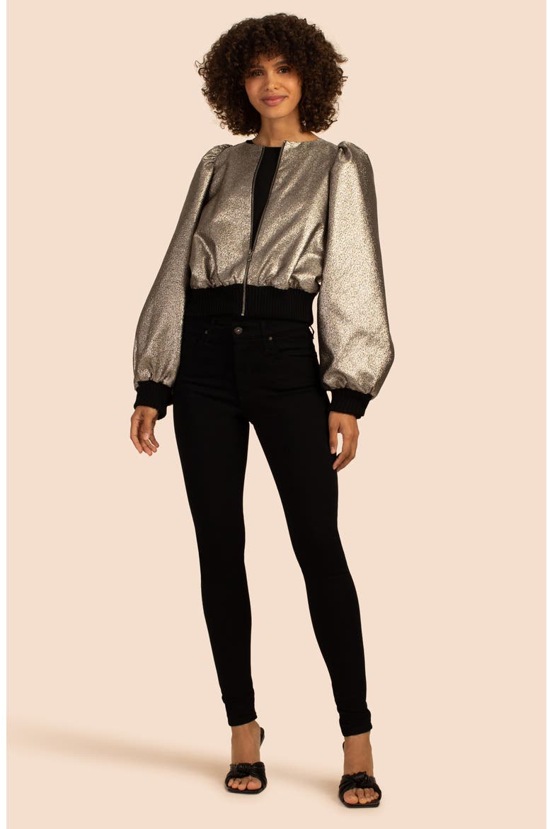 Supernova Bomber Jacket, Alternate, color, PLATINUM