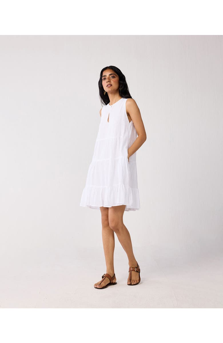 Reistor Sleeveless Tiered Day Dress, Alternate, color, 