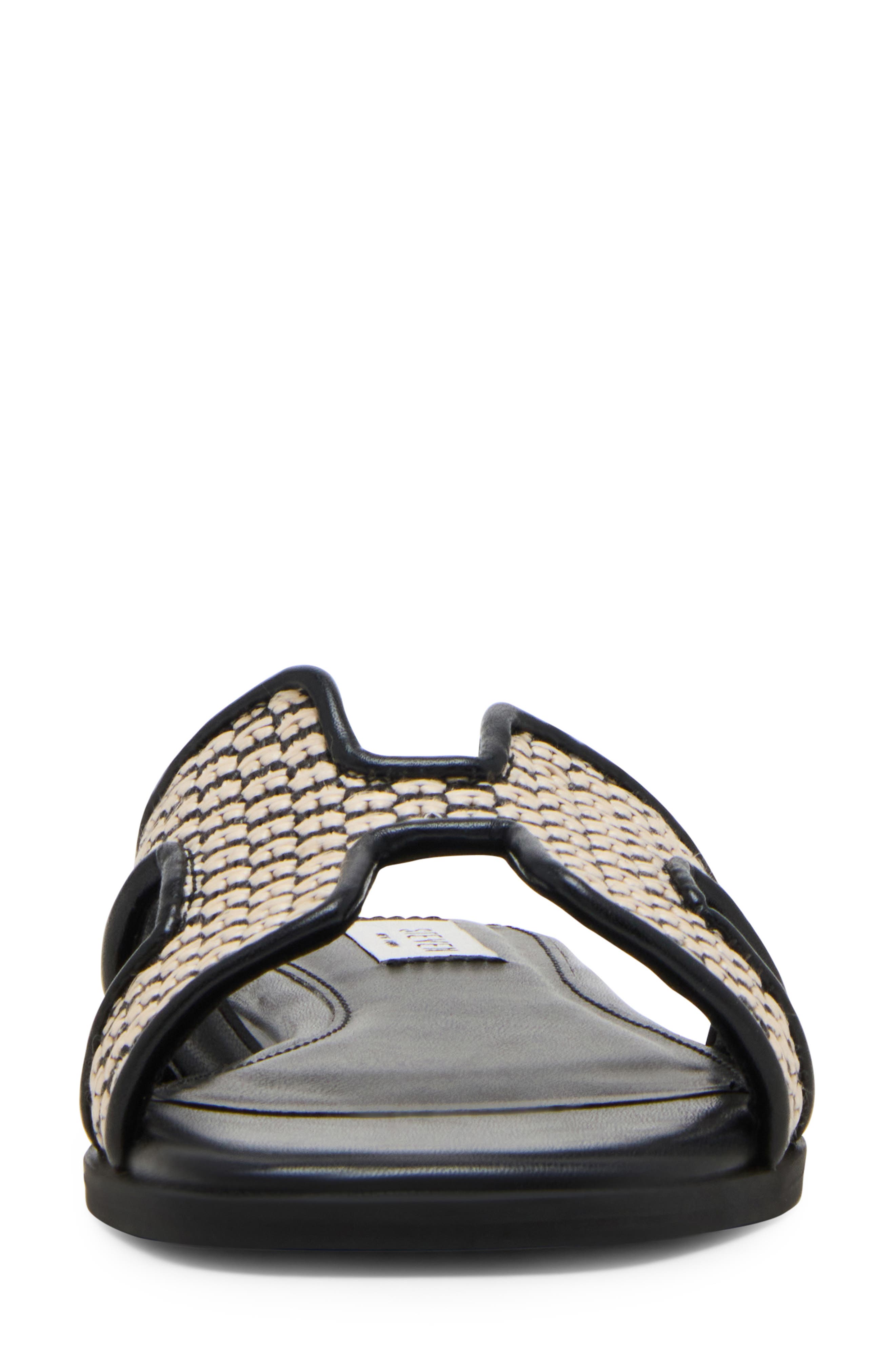 Steven New York Harlien Slide Sandal, Alternate, color, Black