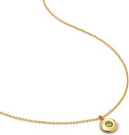 Monica Vinader August Birthstone Peridot Pendant Necklace