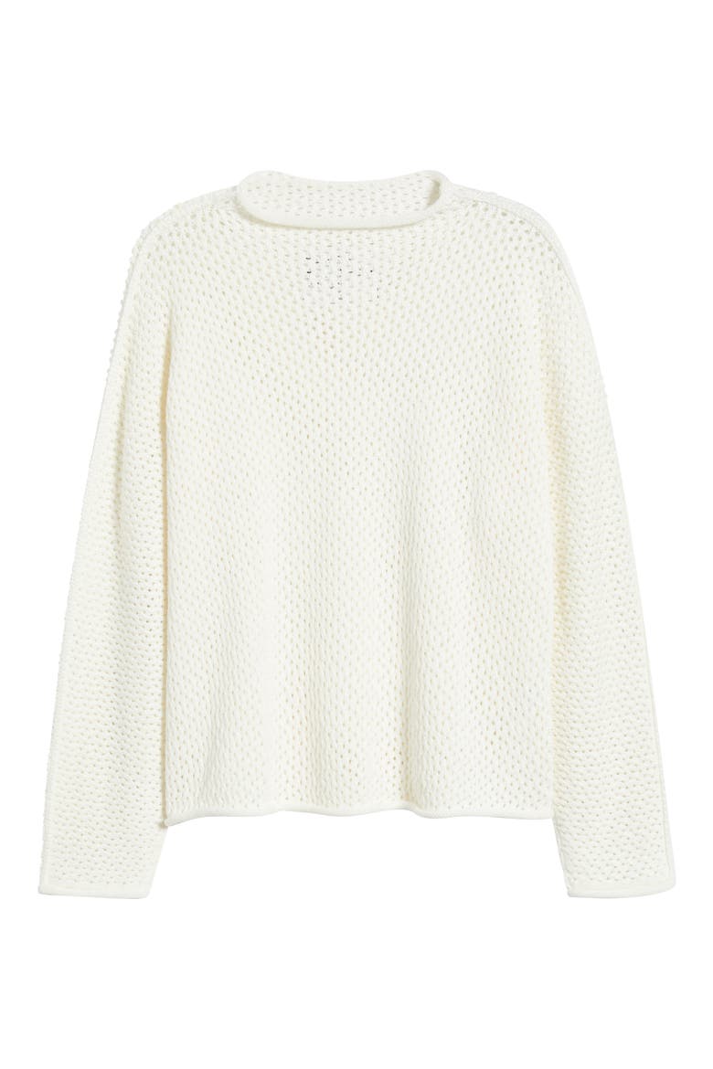 Cable Stitch Pullover, Alternate, color, IVORY