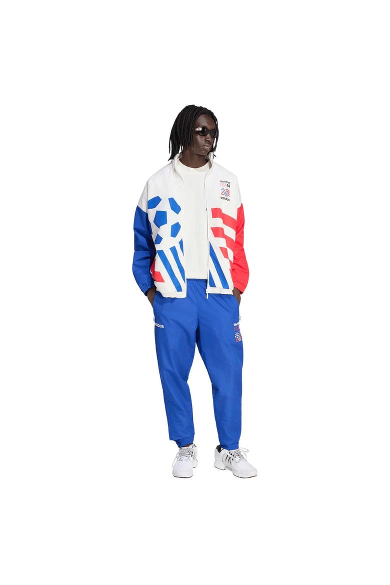 adidas Men's adidas White USMNT 1994 World Cup Full-Zip Woven