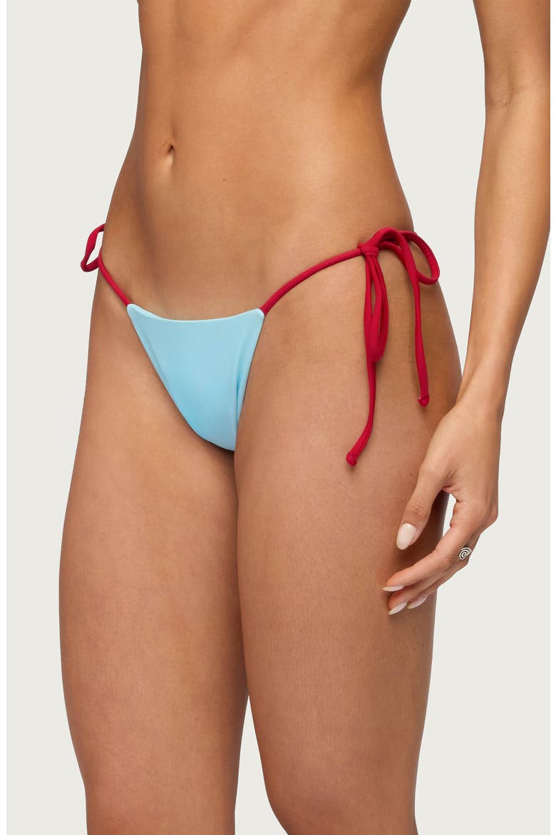 Leni Contrast Bikini Bottoms, Alternate, color, LIGHT-BLUE