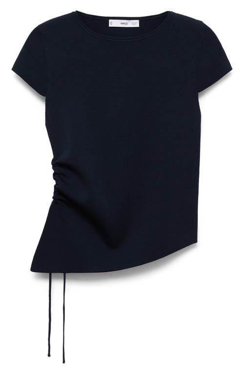Mango Pepa Side Tie Rib Top