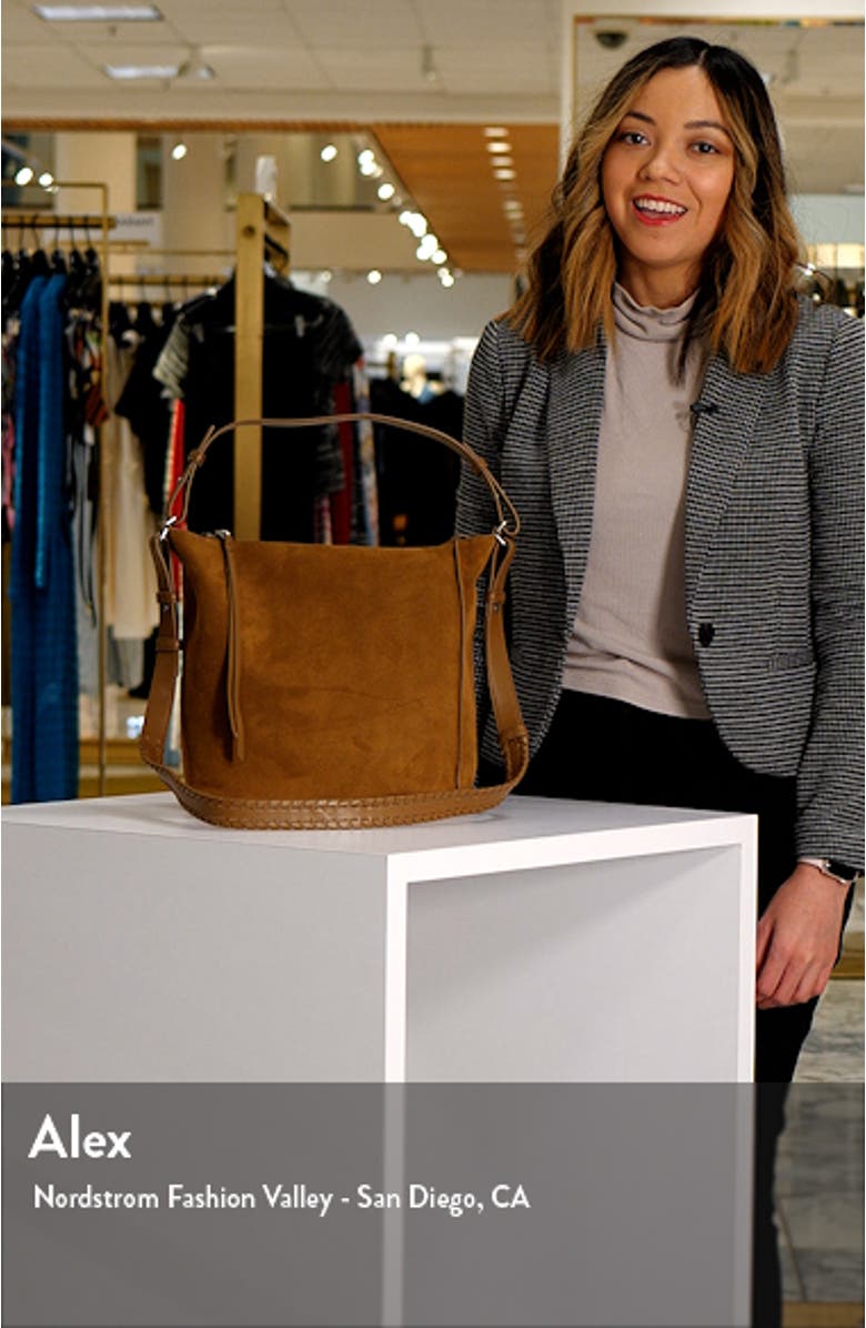 Kita Suede Messenger Crossbody Bag, sales video thumbnail