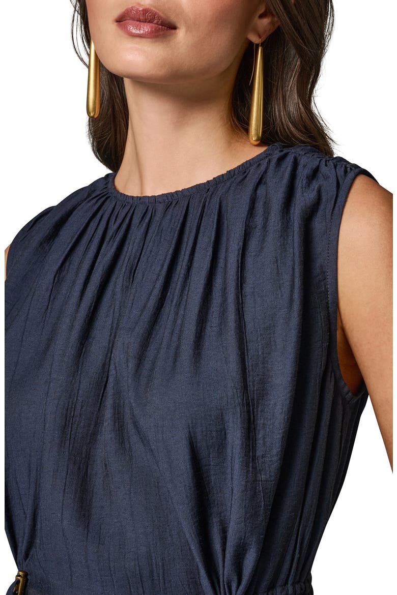 Sleeveless Midi Dress, Alternate, color, NIGHTFALL