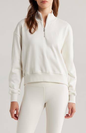 (取寄) スウェッティ ベティ レディース リバイブ クロップ ハーフ ジップ Sweaty Betty women Revive Crop Half Zip Ice Grey Marl Sweaty Betty Revive Crop Half Zip | Shopbop