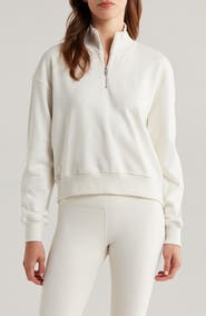 Sweaty Betty Revive Half Zip Crop Sweatshirt