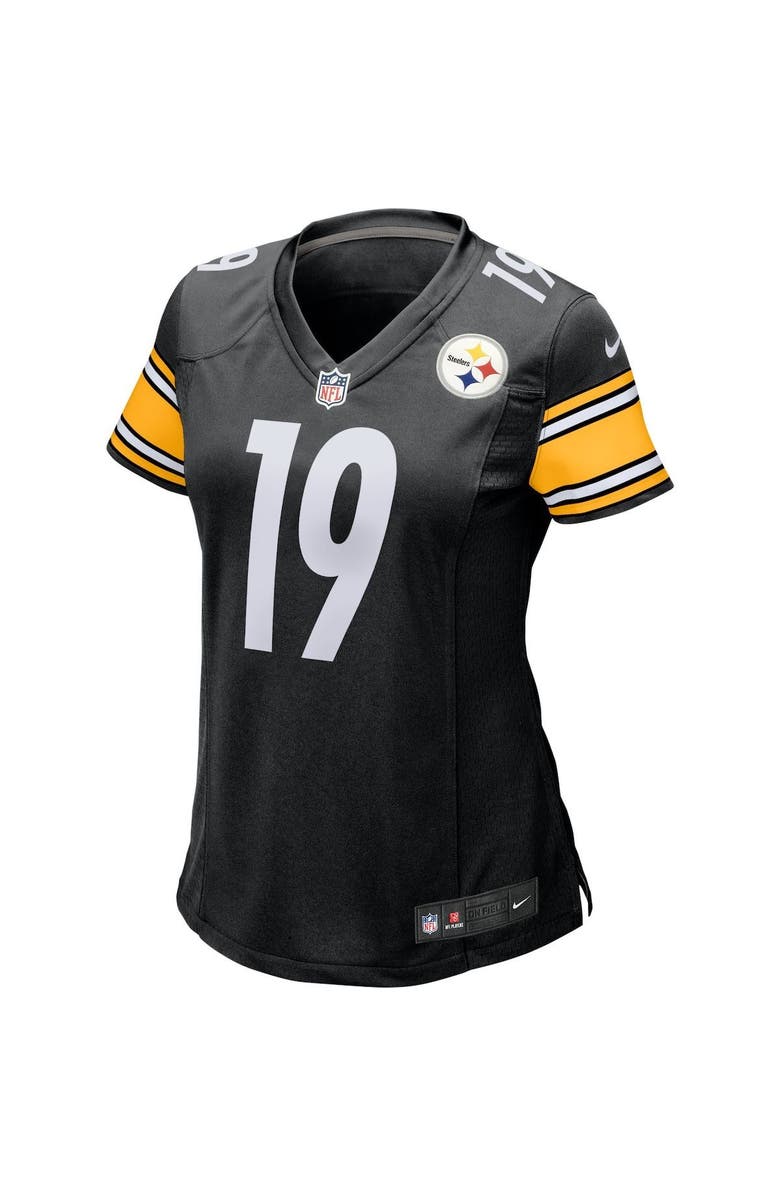 Nike Women's Nike JuJu Smith-Schuster Black Pittsburgh Steelers Game Player Jersey, Alternate, color,