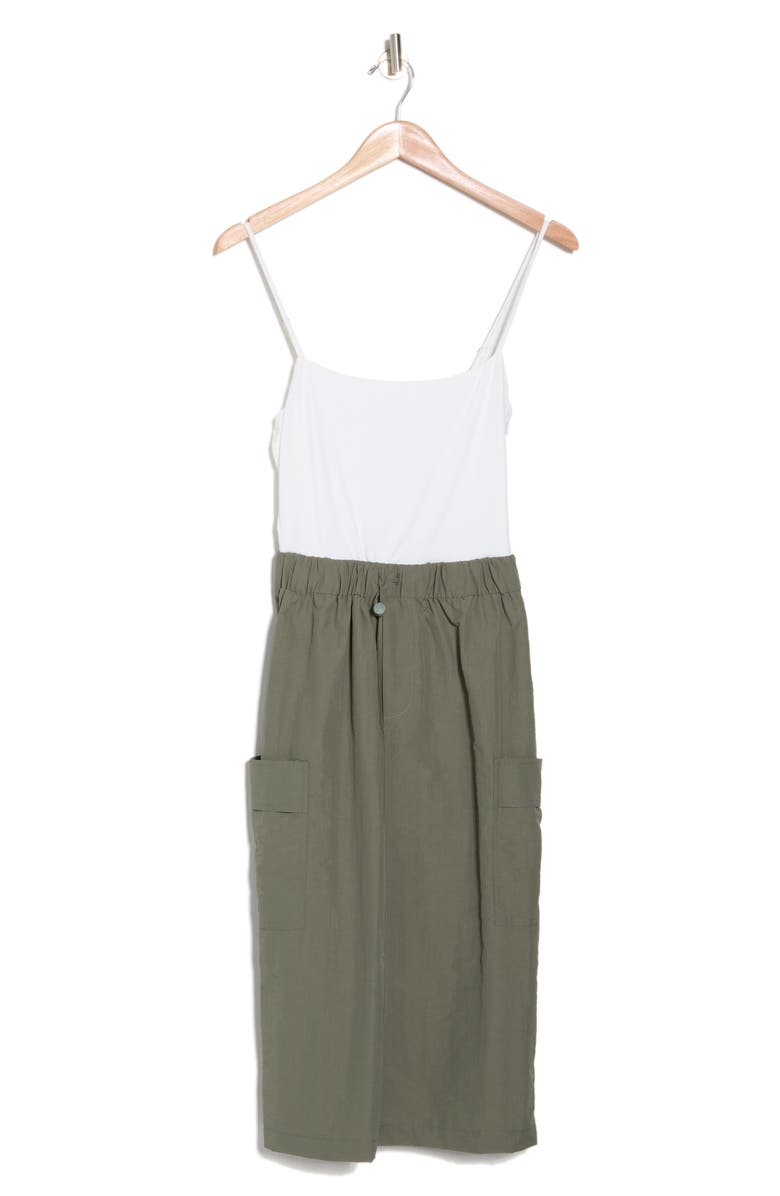 Lush Cargo Midi Dress, Alternate, color, 