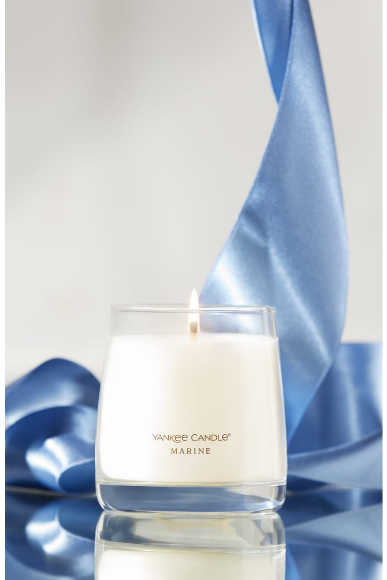 Marine Premium Small Jar Candle, Alternate, color, White