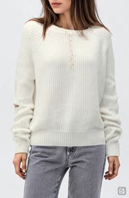 MANGO TEEN Cutout Cotton Sweater