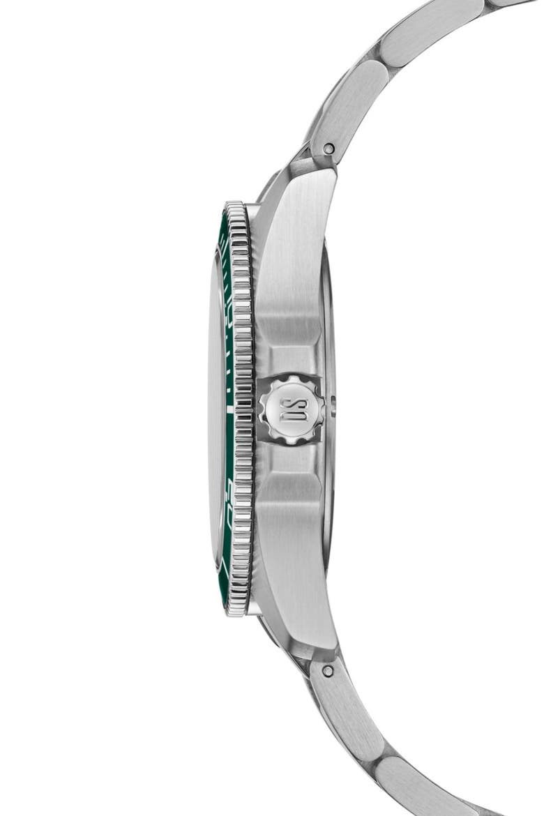 Bracelet Watch, 40mm, Alternate, color, STAINLESS STEEL / GREEN