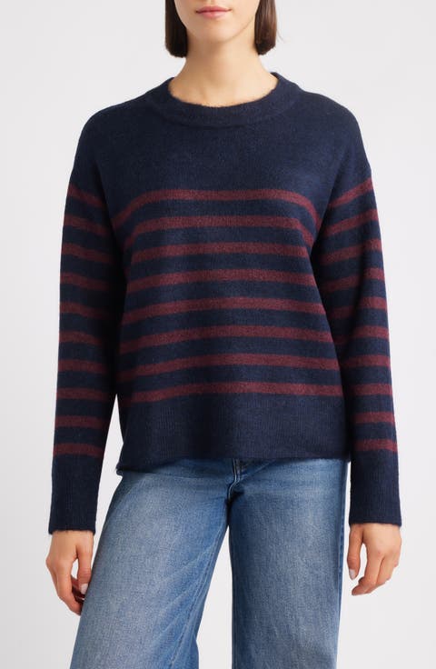 Stripe Drop Shoulder Sweater