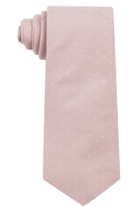 Dot Print Cotton Tie