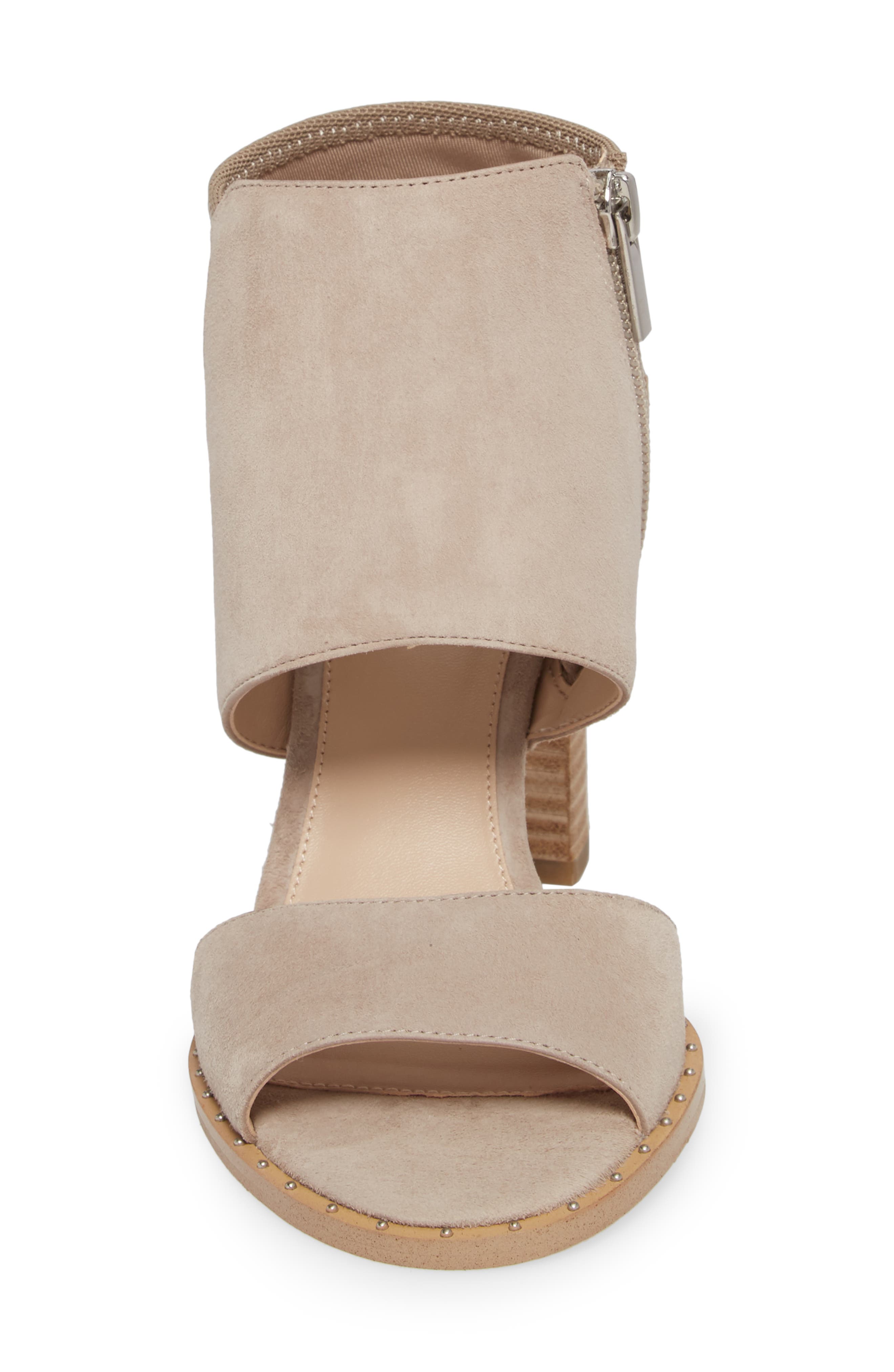 Grey Sandal, Alternate, color, MUSHROOM SUEDE
