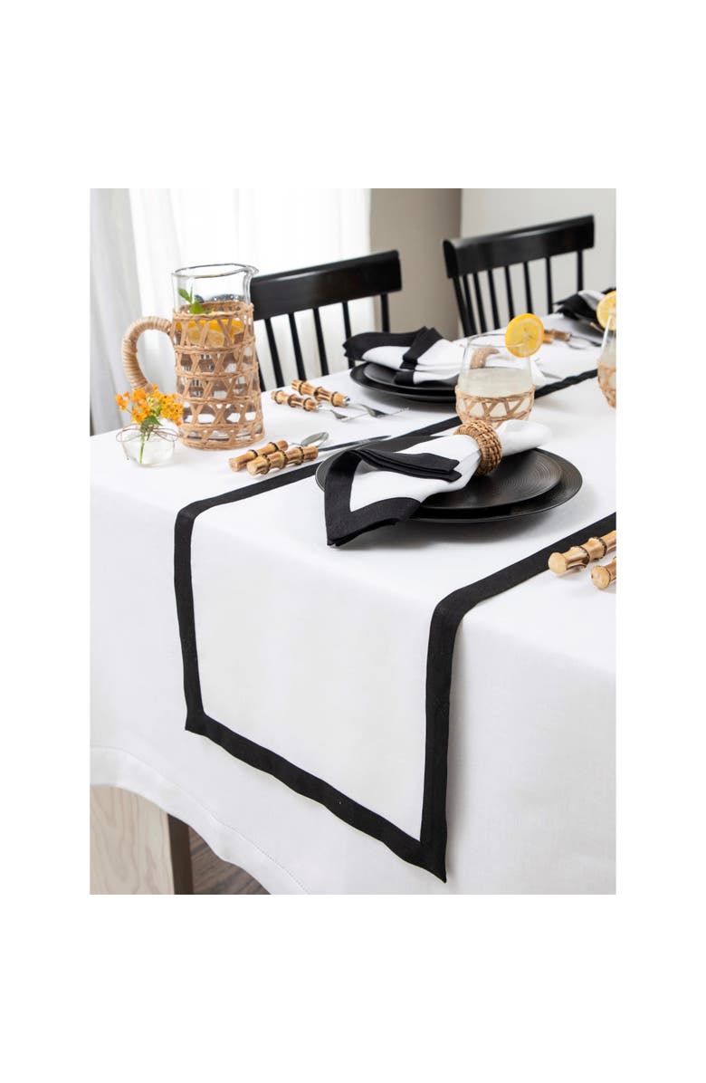Solino Home Linen Table Runner for Dining Table, Holiday and Everyday Table Decor - Classic, Main, color,