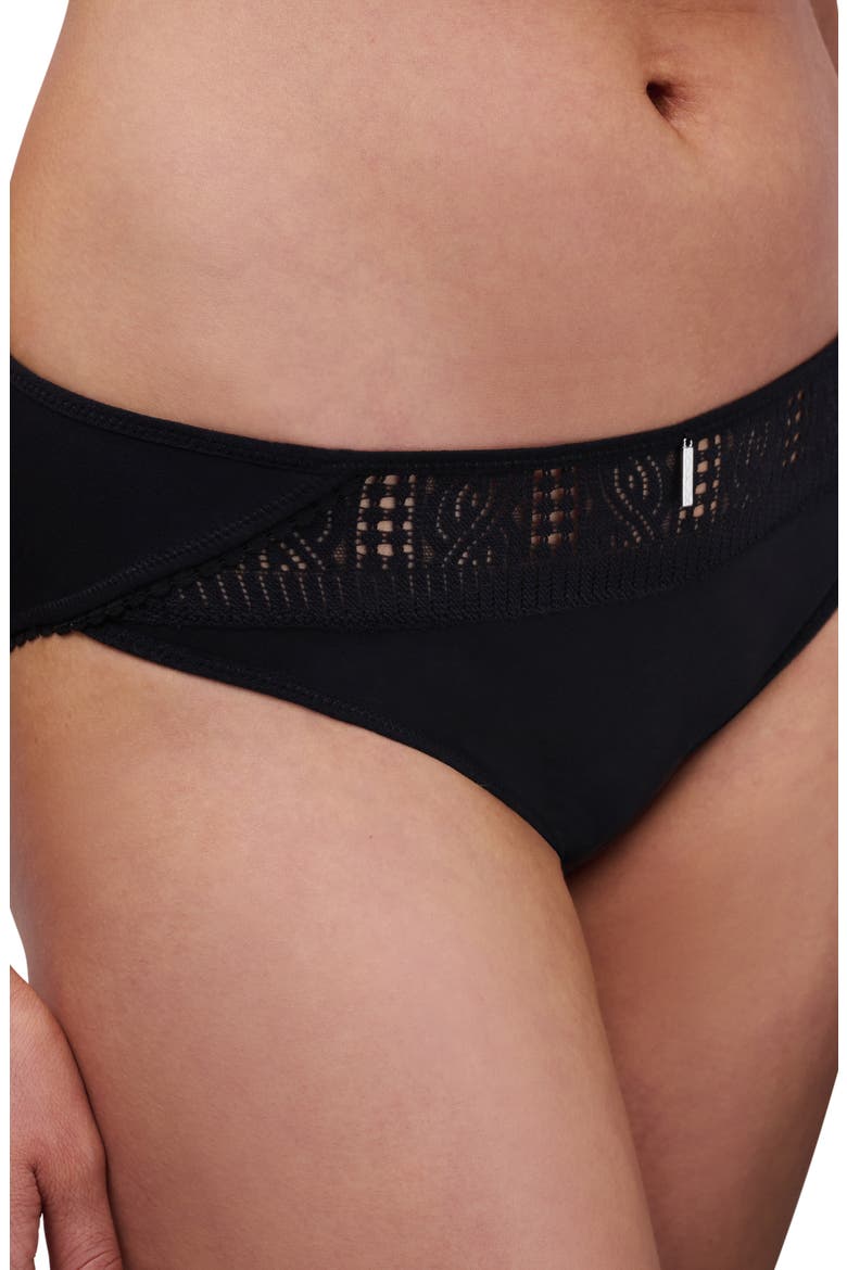 Easy Support High Waist Bikini, Alternate, color, BLACK