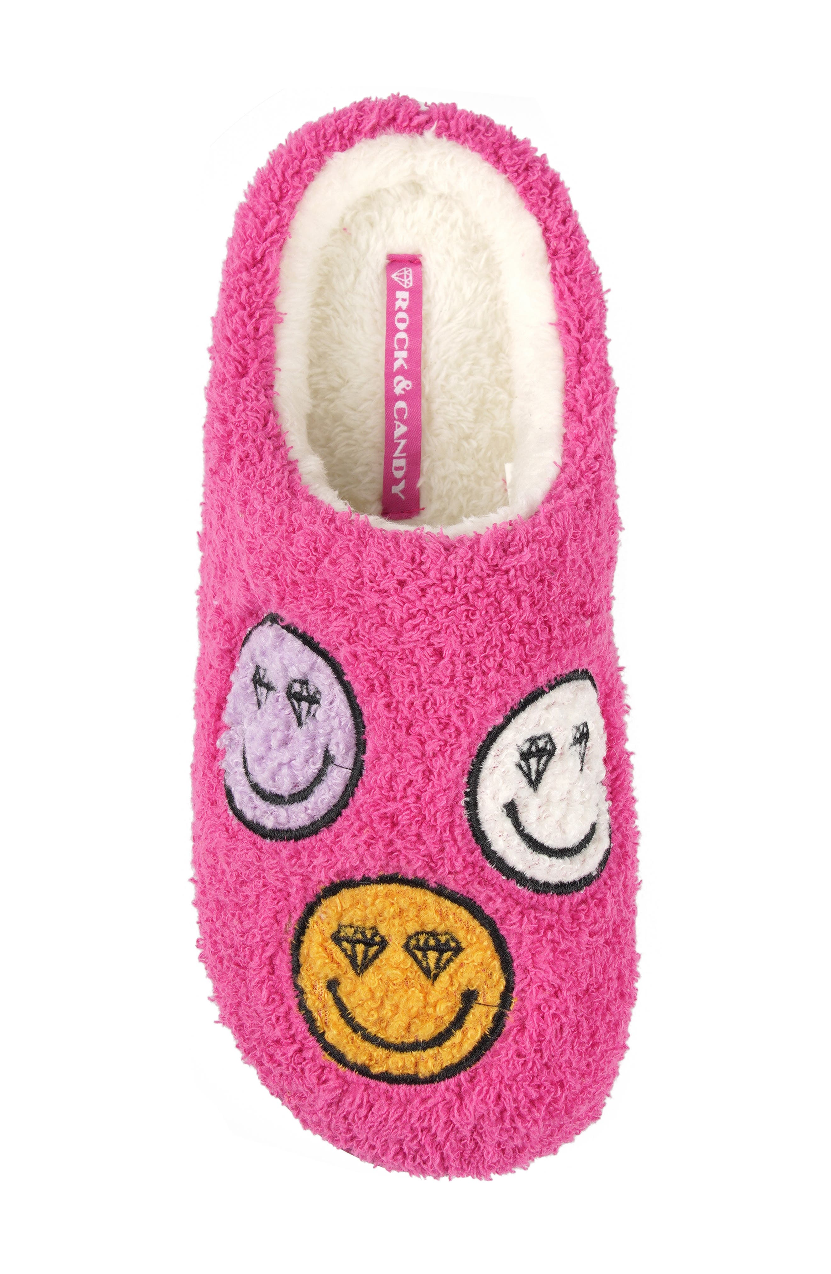 ROCK AND CANDY Scuff Slipper, Alternate, color, Fuschia Fabric - Fusfb
