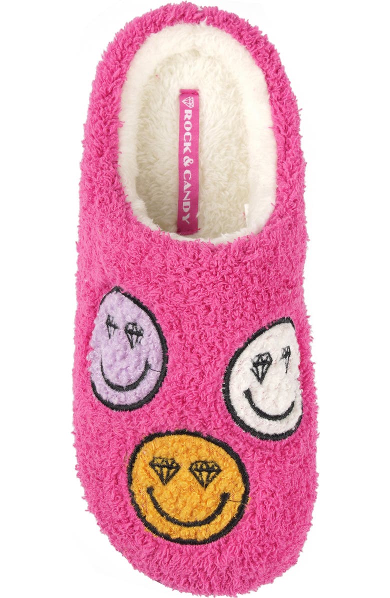 ROCK AND CANDY Scuff Slipper, Alternate, color, Fuschia Fabric - Fusfb