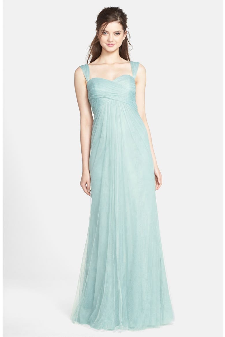 Willow Convertible Tulle Gown, Main, color, CEIL BLUE