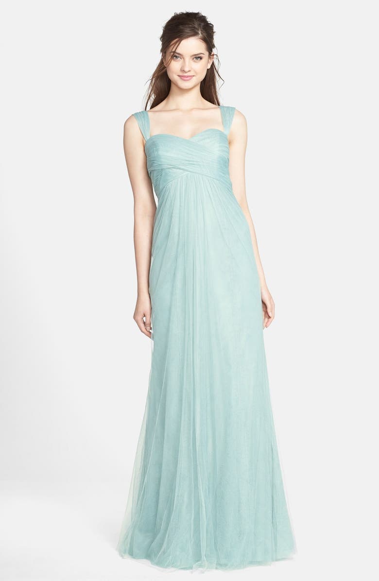 Jenny Yoo Willow Convertible Tulle Gown, Main, color, 