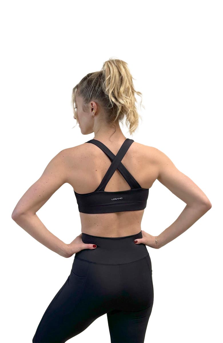 Losano Infinity High Impact Bra, Alternate, color, 