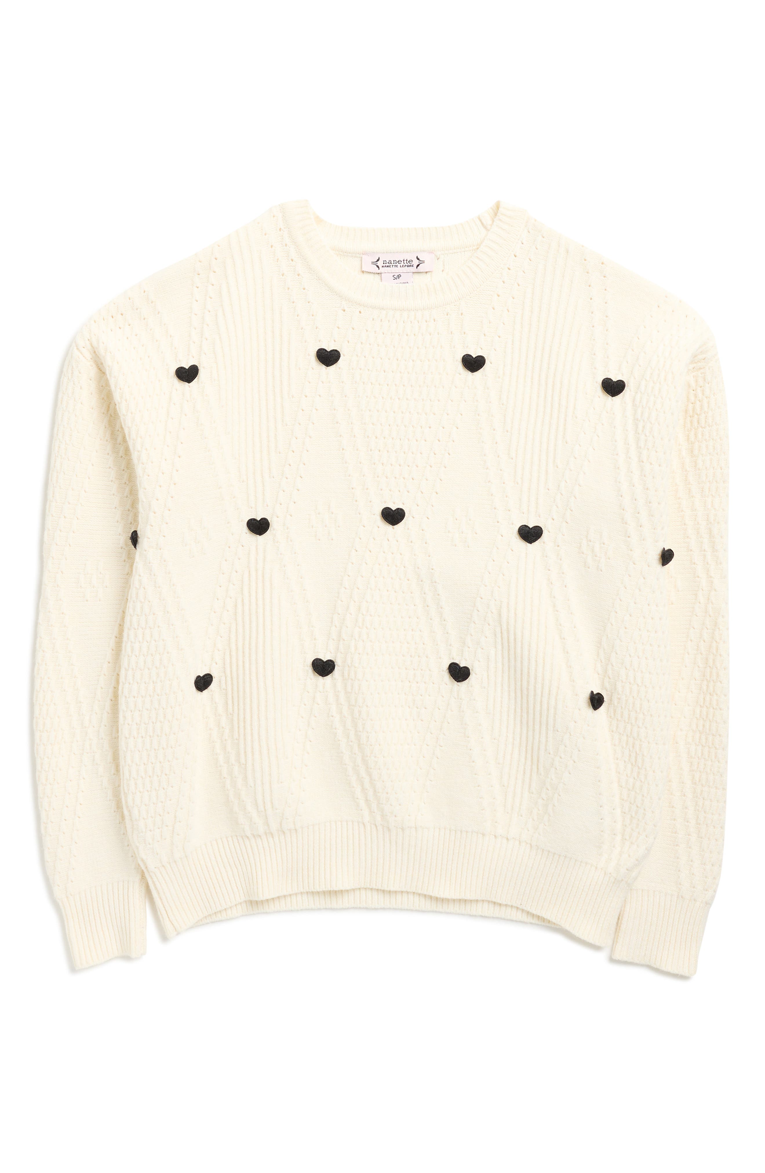Nanette Lepore 3D Heart Sweater