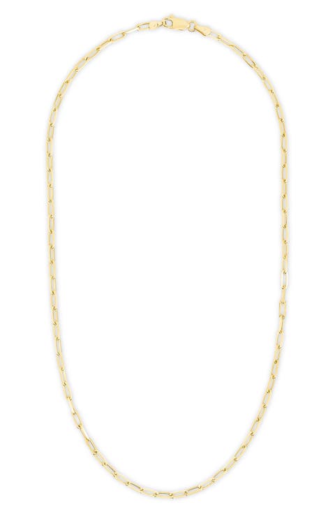 Paper Clip Chain Necklace