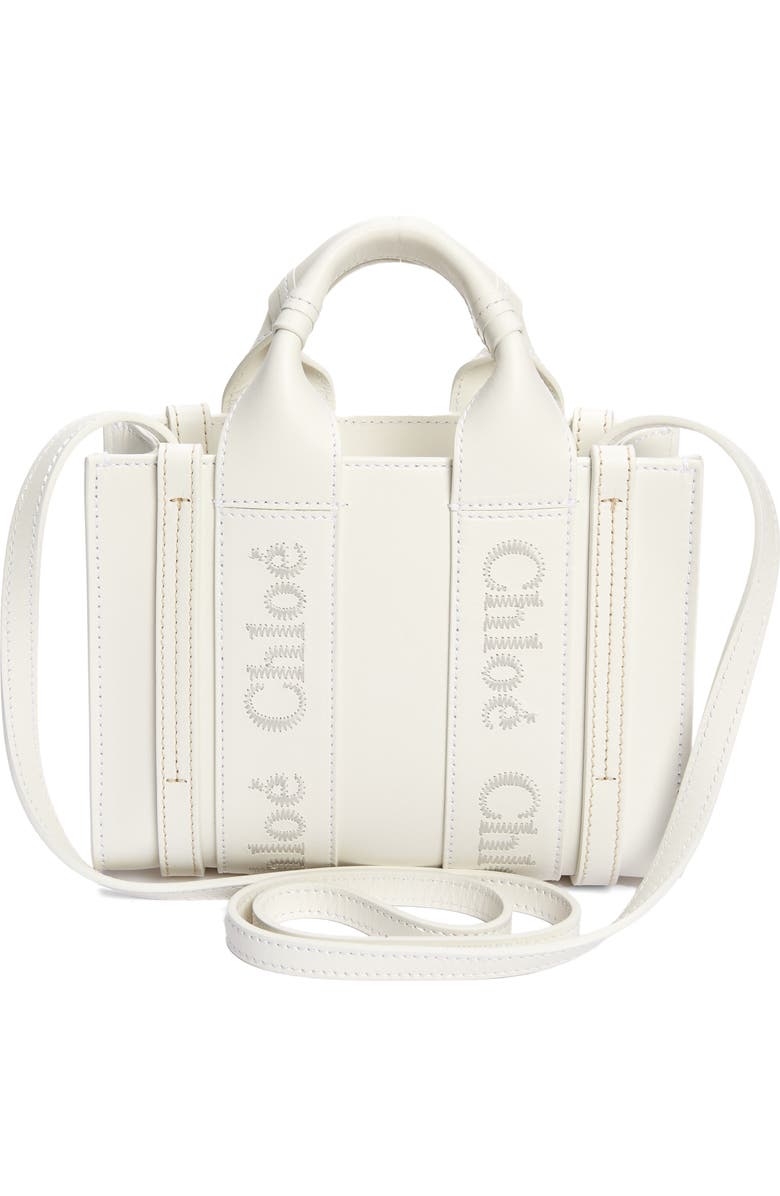 Chloé Mini Woody Leather Tote, Alternate, color,