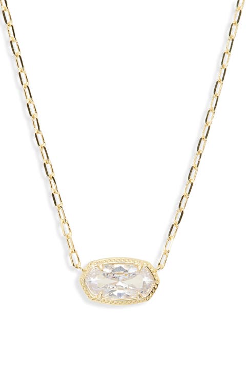 Elisa Luxe Short Pendant Necklace
