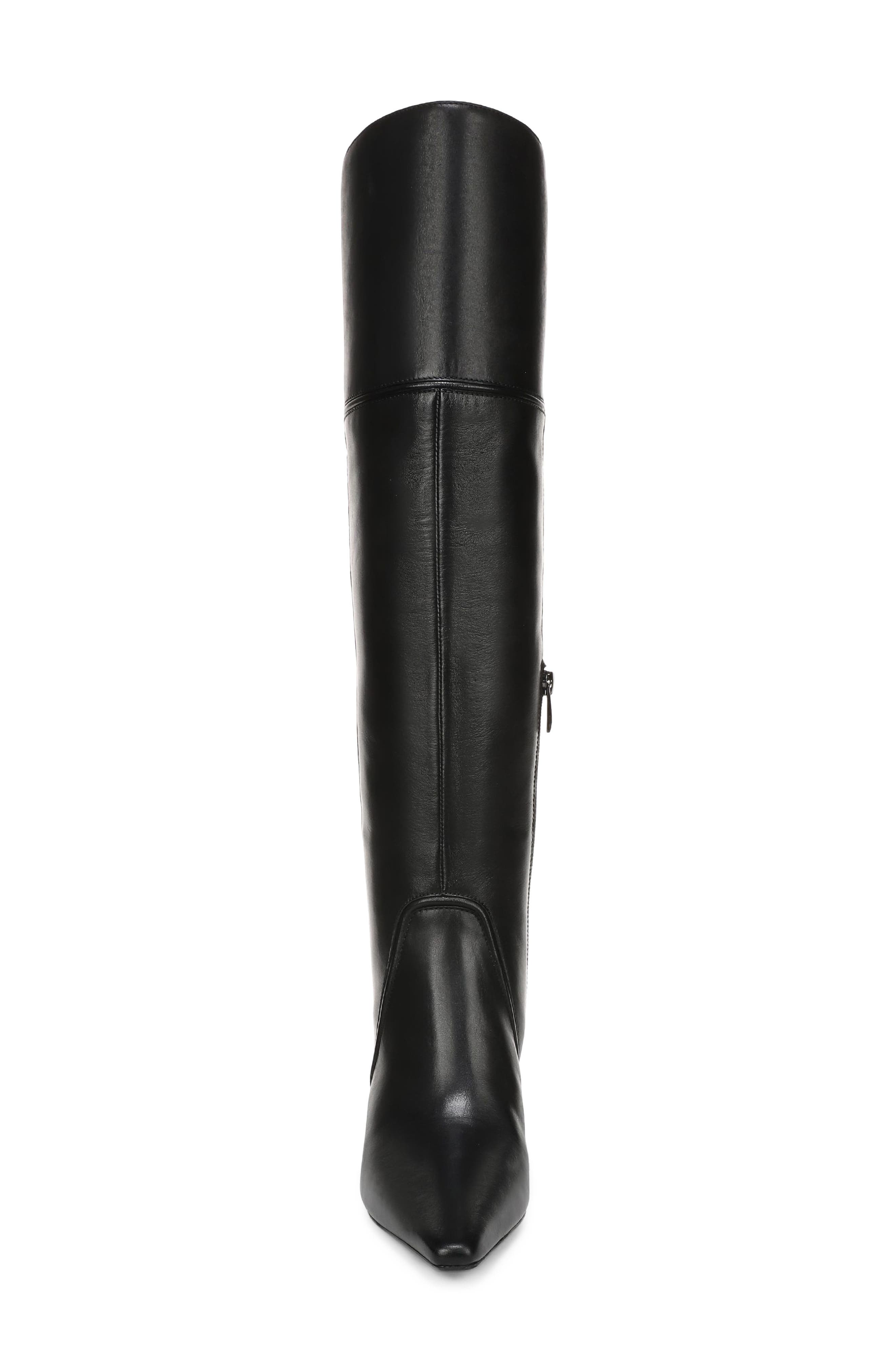Eleanor Over the Knee Leather Boot, Alternate, color, BLACK LEATHER