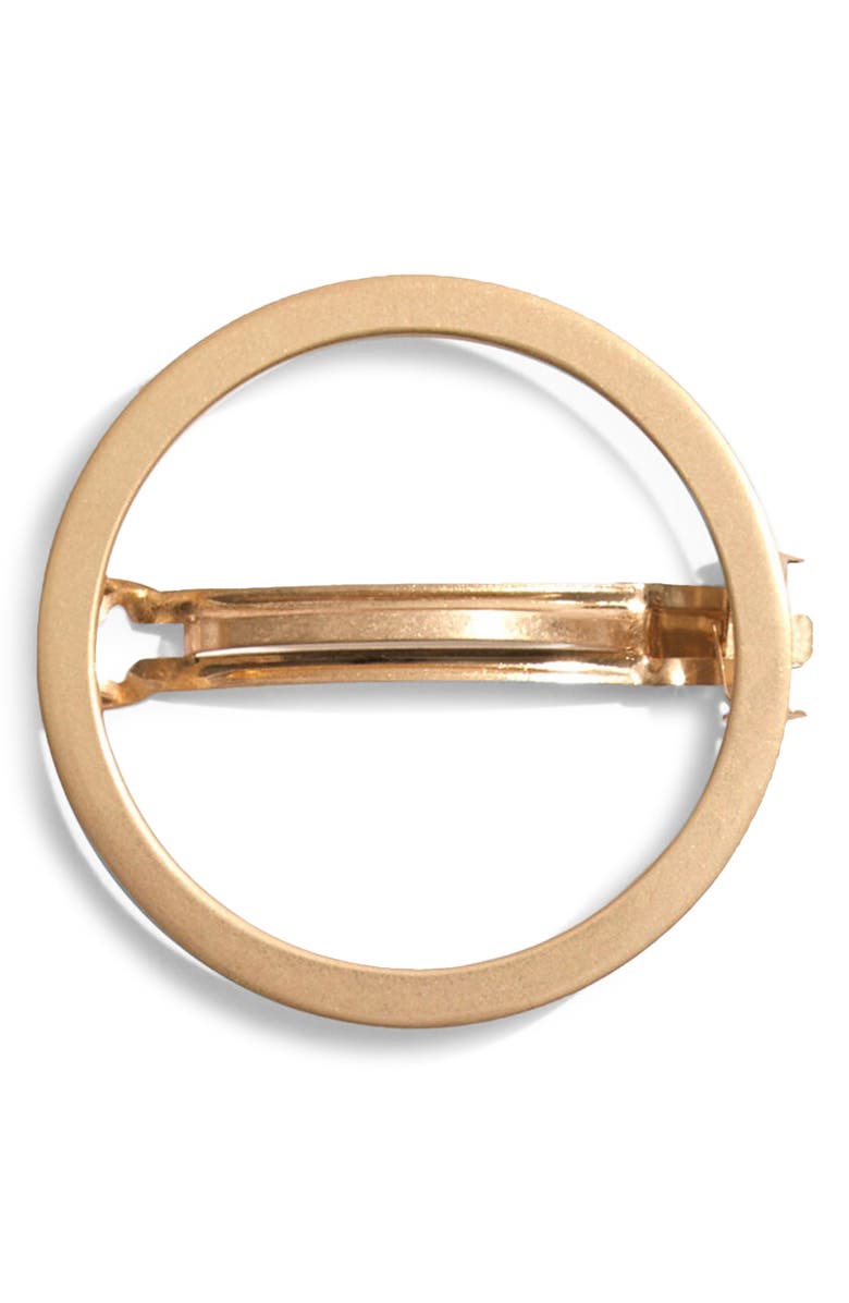 Madewell Chunky Circle Hair Clip, Main, color,