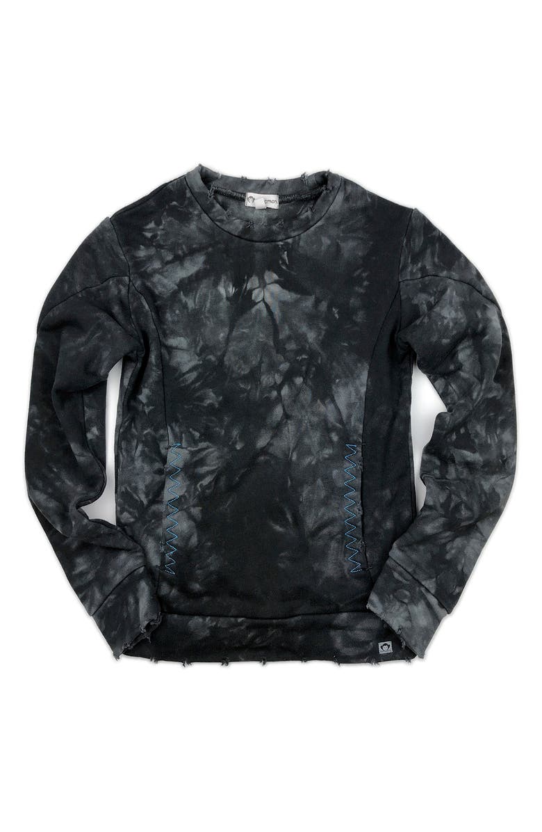 Appaman Kids' Distressed Tie Dye Crewneck Sweatshirt, Main, color,