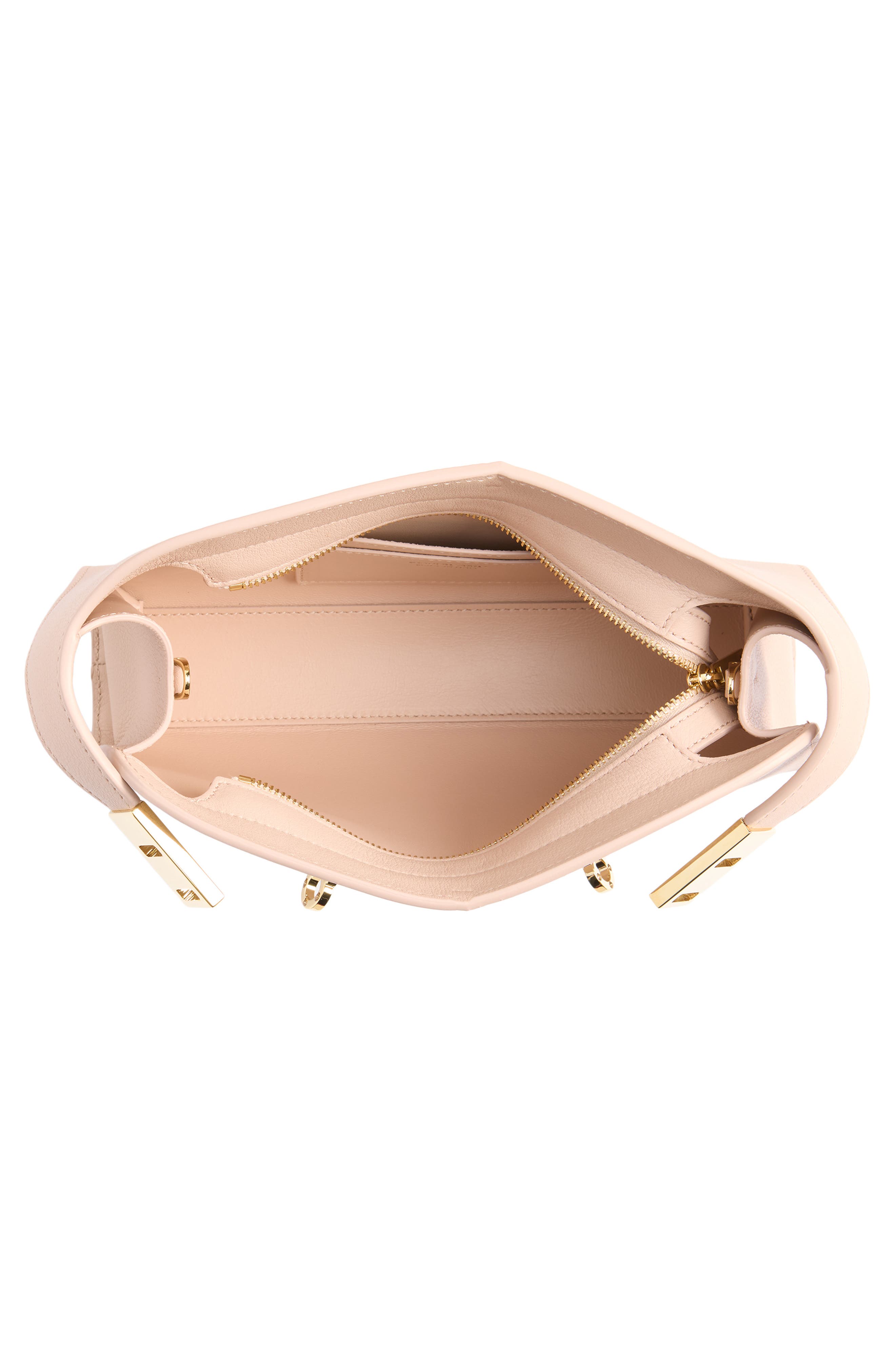 FERRAGAMO Hug East/West Crossbody Bag, Alternate, color, Dusty Pink Dusty Pink