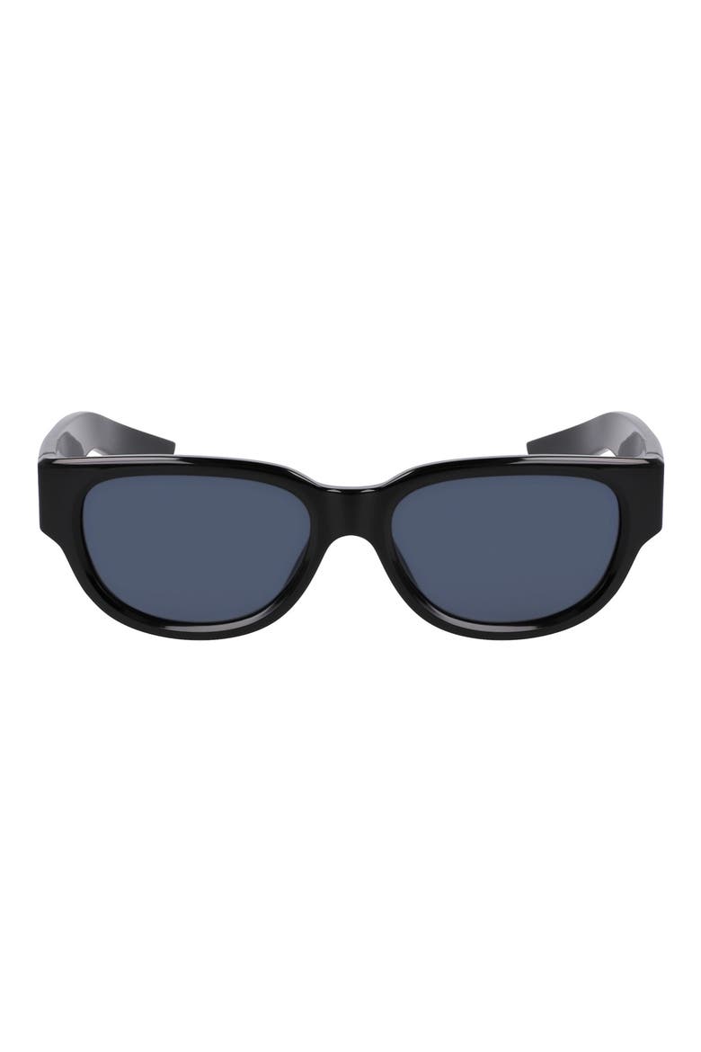 Variant II 54mm Oval Sunglasses, Main, color, BLACK / GREY